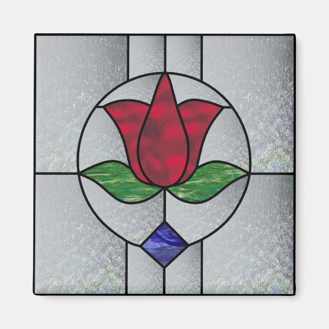 Imán Victorian Tulip Magnet (Frente)