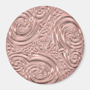 Imán Victoriano abstracto de estilo Art Nouveau elegant