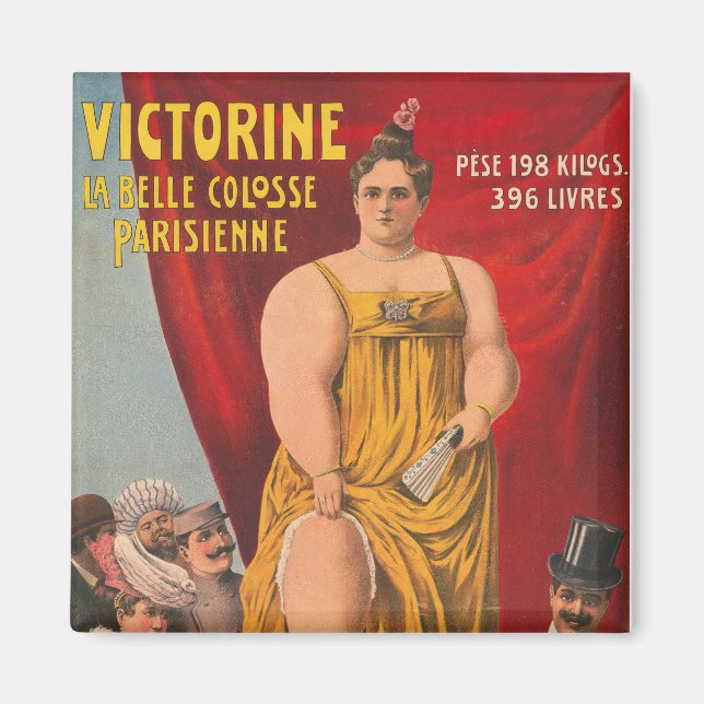 Imán Victorine, La bella mujer parisina grande (Frente)