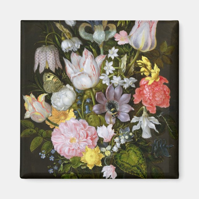 Imán Vida con flores (Frente)