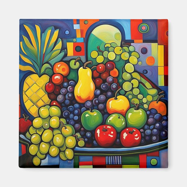 Imán Vida con fruta 11 (Frente)