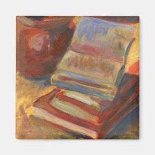 Imán Vida con pintura de libros