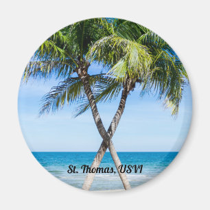 Imán Vida de Isla de Playa del Caribe Conchas DIY Foto
