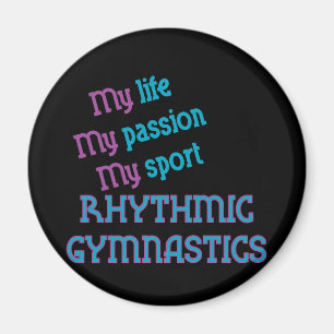 Imán Vida de la gimnasia rítmica, pasión, deporte