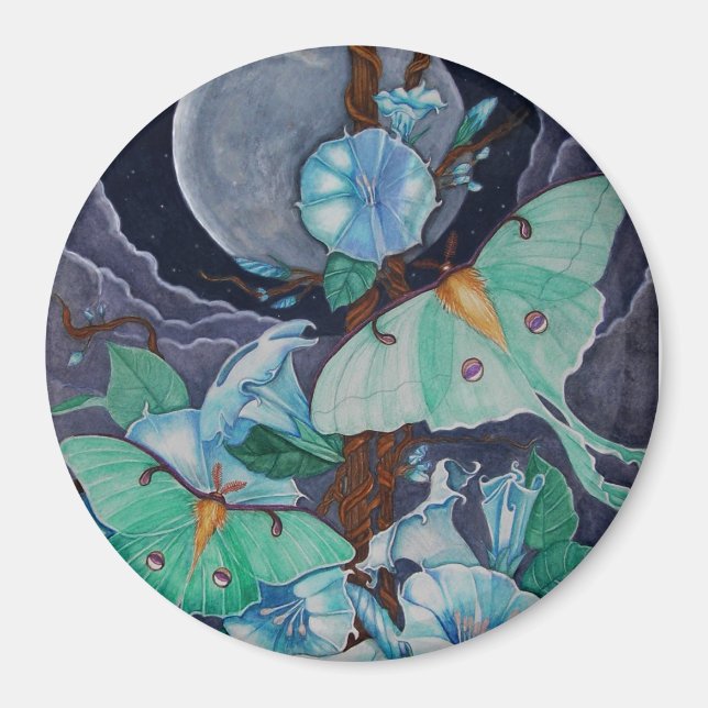 Imán Vida de la luna (Frente)