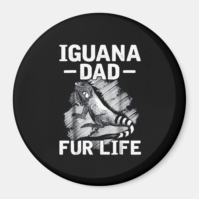 Imán Vida de los papas de Iguana (Frente)