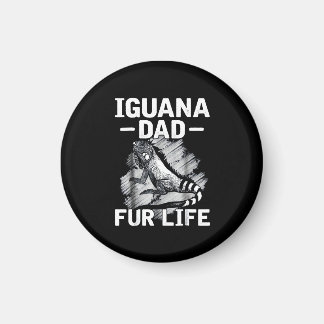 Imán Vida de los papas de Iguana
