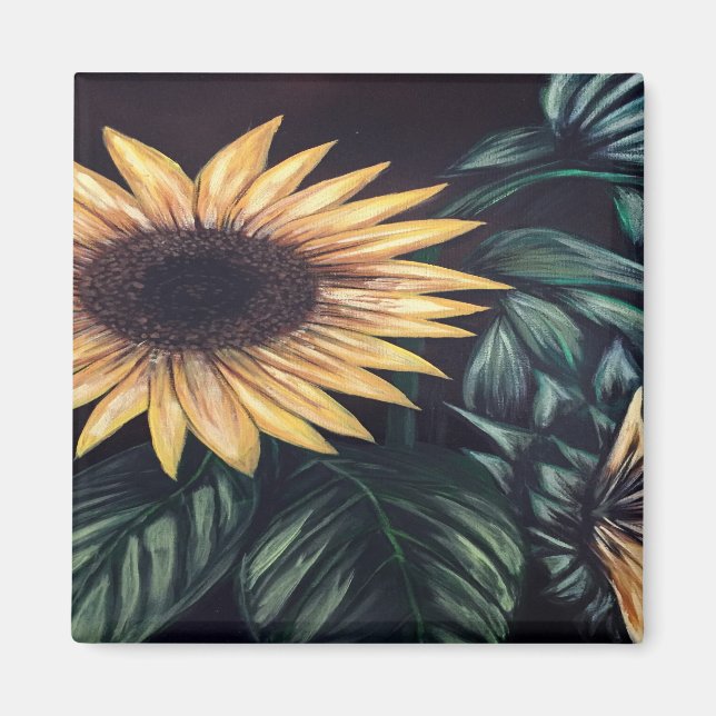 Imán Vida del girasol (Frente)