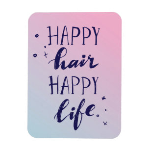 Imán Vida feliz del pelo feliz