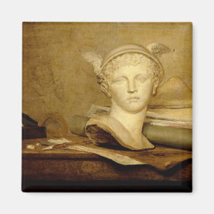 Imán Vida fija con atributos de las artes, 1765-66
