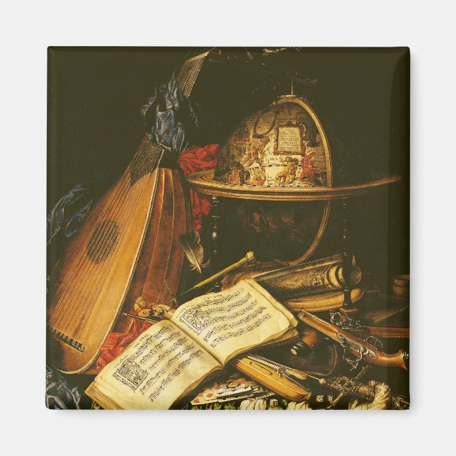 Imán Vida fija con instrumentos musicales (Frente)