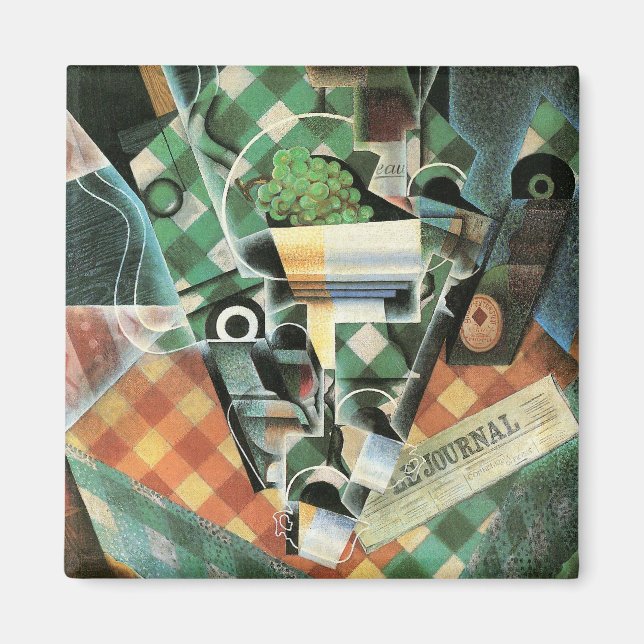Imán Vida fija con manteles controlados por Juan Gris (Frente)