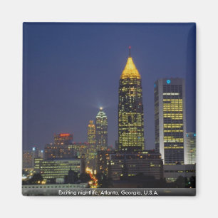 Imán Vida nocturna emocionante, Atlanta, Georgia, los