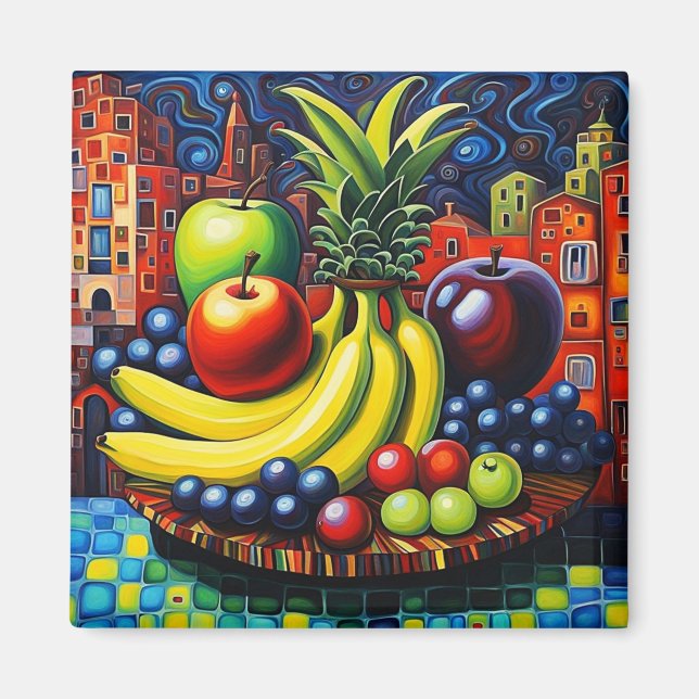 Imán Vida residual con fruta 4 (Frente)