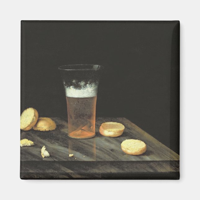 Imán Vida residual con vidrio de cerveza (Frente)