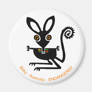 Imán Vida silvestre australiana - BILBY - Marsupial - N