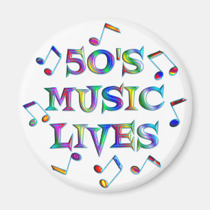 Imán vidas de la música 50s
