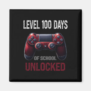 Imán Videojuego 100 días de escuela 100 días