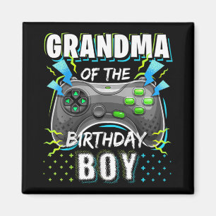 Imán Videojuego de la abuela del niño cumpleaños