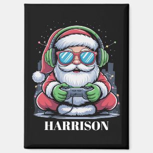Imán Videojuego Personalizado de Navidad Santa Navidad
