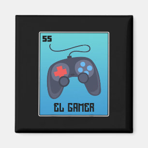 Imán Videojuegos El Gamer divertida parodia de lotería