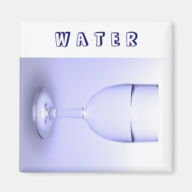 Imán Vidrio de agua (Frente)