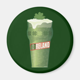 Imán Vidrio de cerveza irlandés
