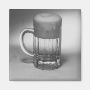 Imán Vidrio de cerveza que desborda