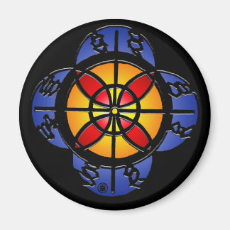 Imán Vidrio manchado