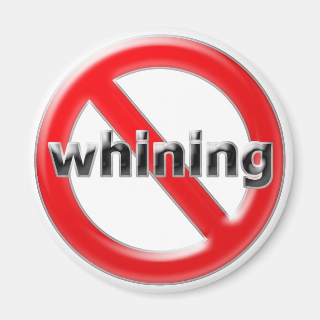 Imán Vidrio sin quejarse (Frente)