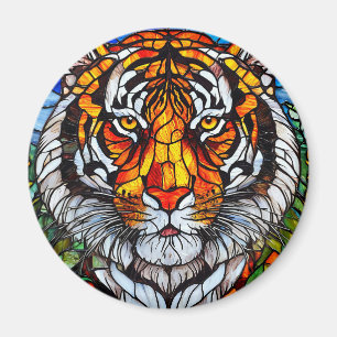 Imán Vidrio teñido de tigre