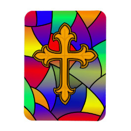 Imán Vidrio y cruz manchados