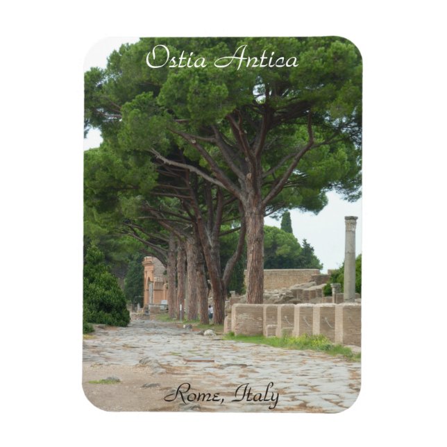 Imán Vieja carretera de Ostia Antica (Vertical)