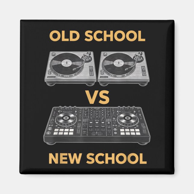 Imán Vieja Escuela Vs Nueva Escuela Dj Tornamesa Vs (Frente)