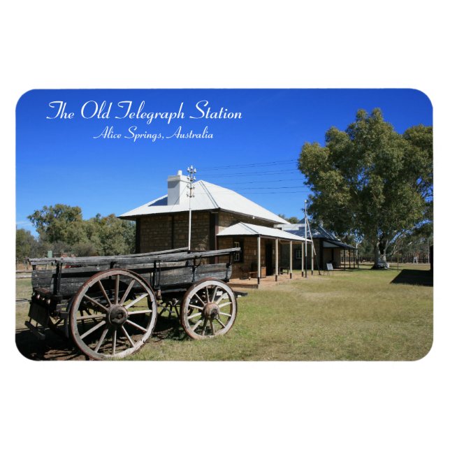 Imán Vieja Estación Telegráfica, Alice Springs - Magnet (Horizontal)