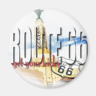 Imán Vieja gasolinera de Conoco, Tejas - ruta 66