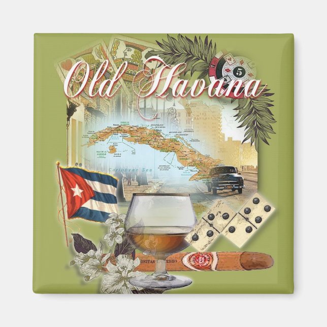 Imán vieja havana (Frente)