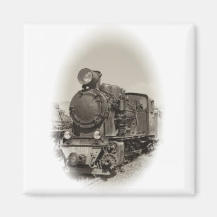 Imán Vieja locomotora de vapor