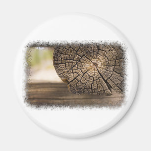 Imán Viejas texturas de madera de cabaña