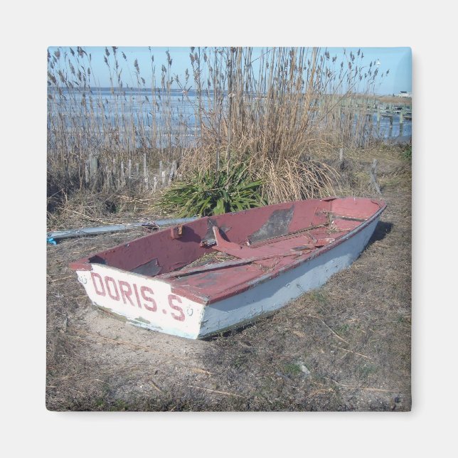 Imán Viejo barco de fila ruso (Frente)