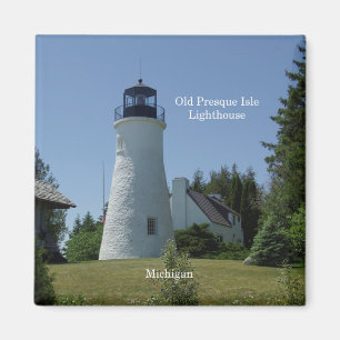 Imán viejo del faro de la isla de Presque