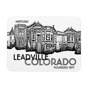 Imán viejo histórico de la ciudad de Leadville