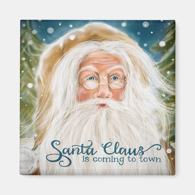 Imán Viejo Mundo Santa (Frente)