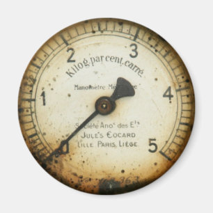 Imán viejos indicador/instrumento/dial/metro de la
