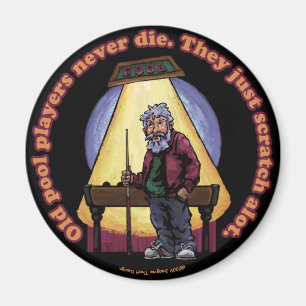 Imán Viejos jugadores de Pool