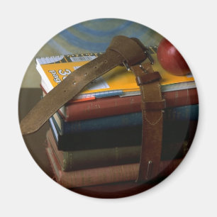 Imán Viejos libros escolares de moda