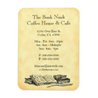 Viejos Libros Restaurante Publicidad Personalizado