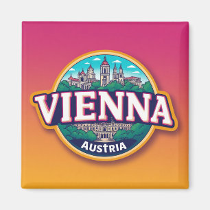 Imán Viena Austria Ciudad Viaje Regalo Memoria 🗺️