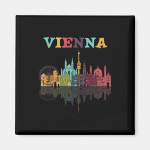 Imán Viena Austria Familia Austria Vacaciones Europian 