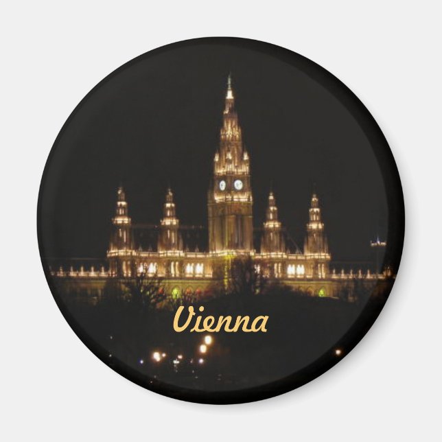 Imán Viena de noche (Frente)